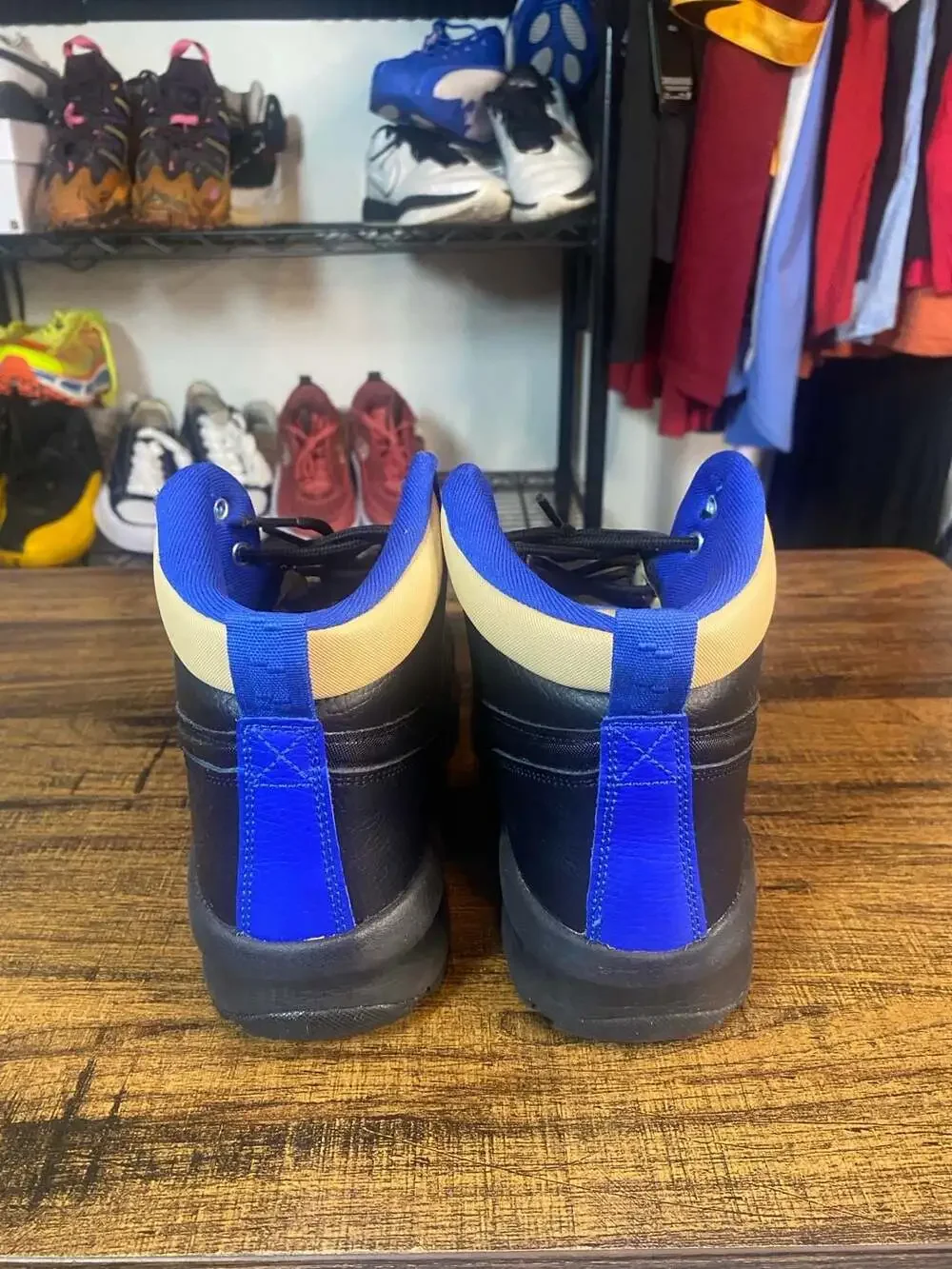 Nike Manoa LTR Leather Boots Black/Sesame-Game Royal